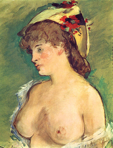 Manet,_Edouard_-_Blonde_Woman_with_Bare_Breasts