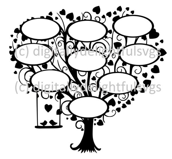 Download Family Tree Silhouette Svg Free - 147+ SVG File for Silhouette for Cricut, Silhouette and Other Machine