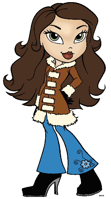 Lil Bratz Clip Art  Cartoon Clip Art