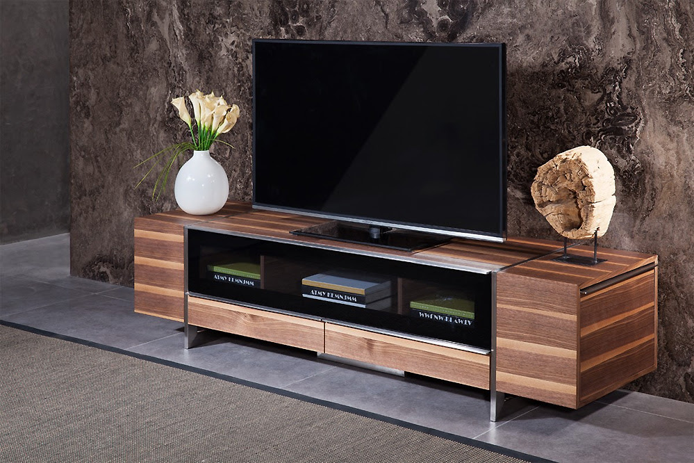 Flora Modern Walnut TV Stand TV Stands