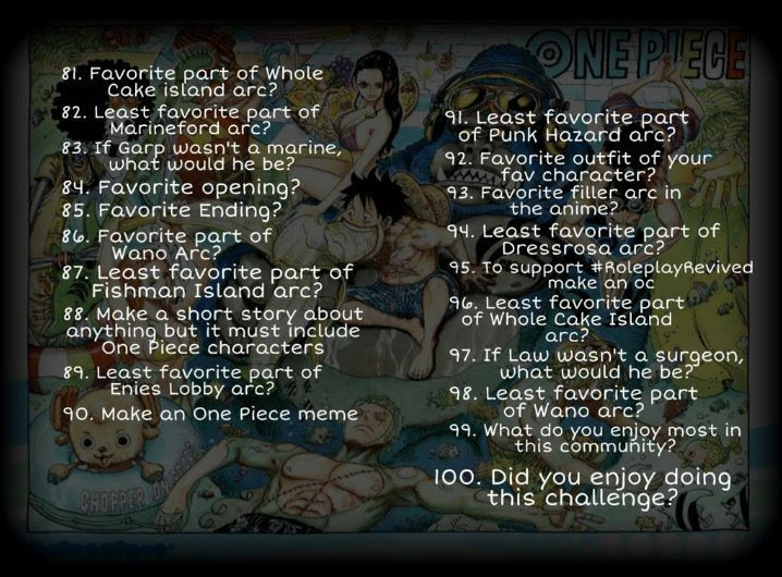 100 Day Challenge D86 Flashback Time One Piece Amino