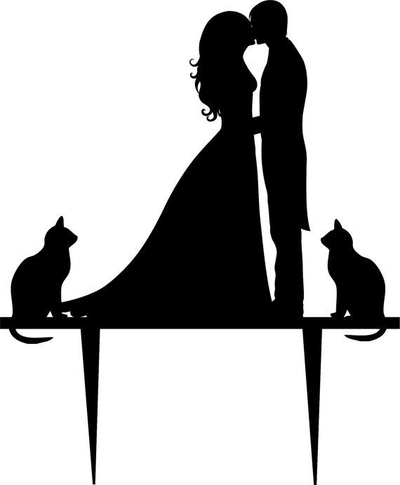 Download bride and groom cake topper clipart - Clipground