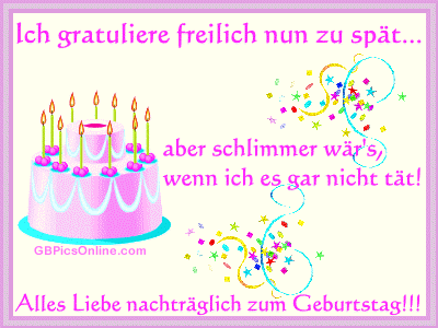 ich wünsche alles gute zum geburtstag