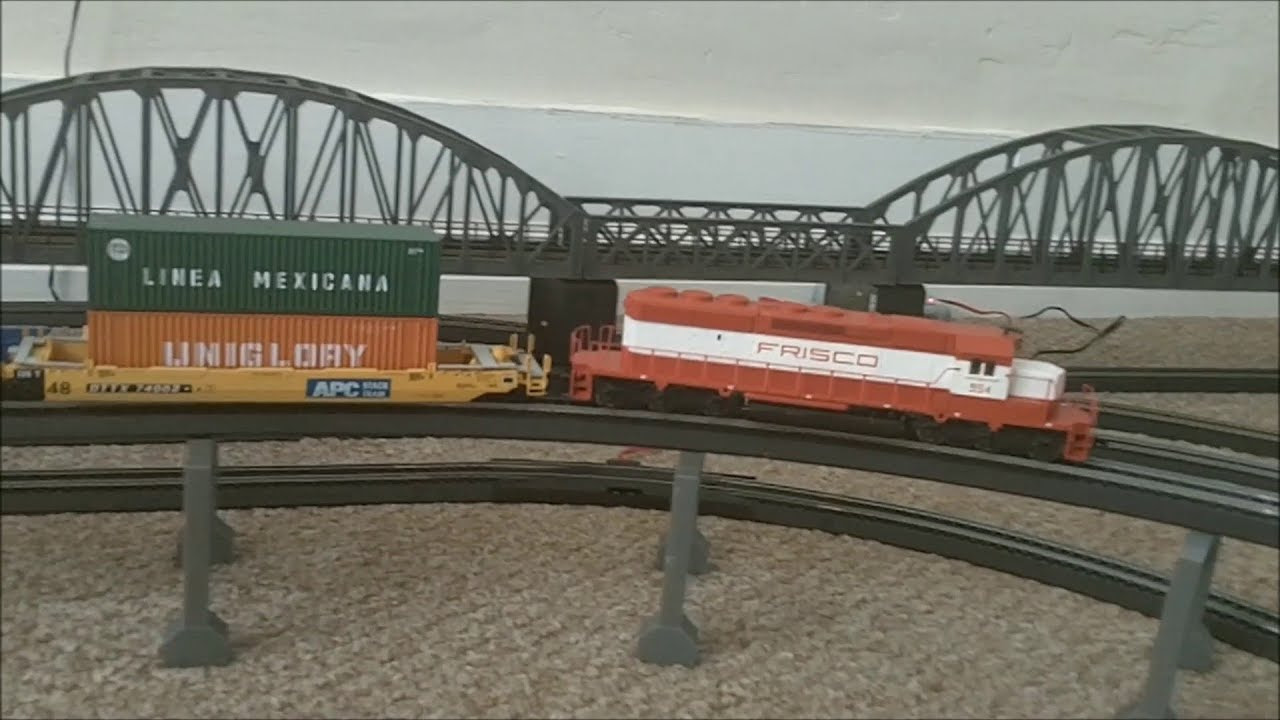 V67 Bachmann and Athearn trains on power-loc and ez track - YouTube