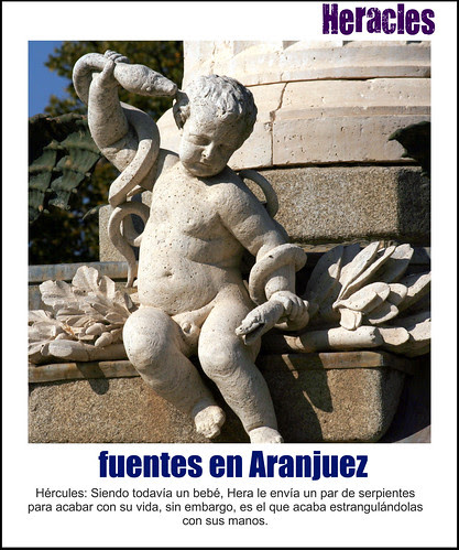 Heracles niño y las serpientes