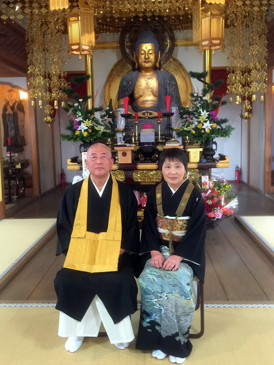 晋山式を挙行 善福寺 和文のお経のお寺