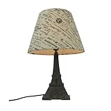 Simple Designs LT3010-BSL Eiffel Tower Lamp with Paris Shade