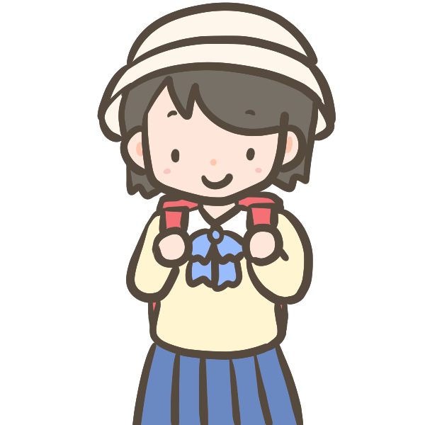 入学式 女の子 のイラスト かわいいフリー素材が無料のイラストレイン