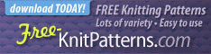 Free knitting patterns - download today!