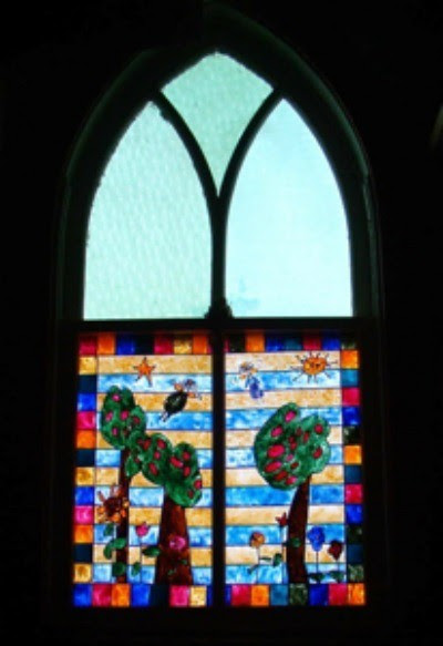 Faux Stained Glass Windows | ThriftyFun