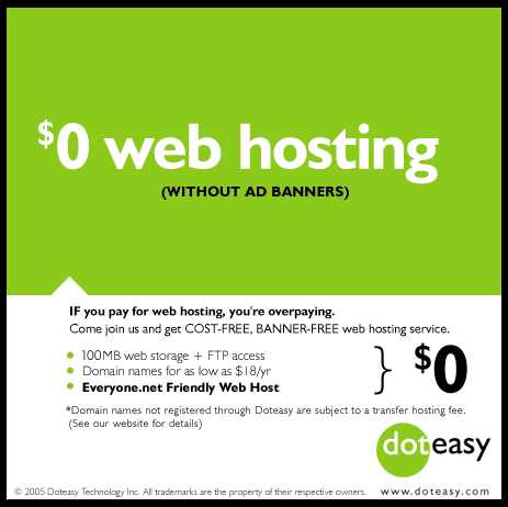 $0 Web Hosting