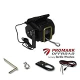 ProMark Offroad Marine Electric Boat Trailer Winch 10,500lb Capacity includes Corded Remote SS