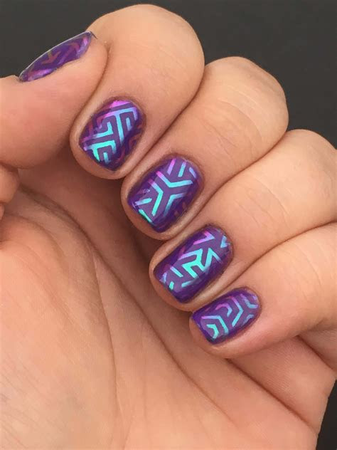 learn     cool geometric nail art
