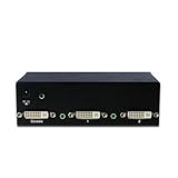 DIGITUS DVI + Audio Switch 2-Port mit Netzteil 1920x1200 oder 1080p inkl. Fernbedienung ohne Kabel K8