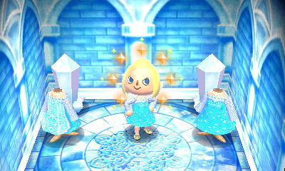 とびだせどうぶつの森でアナと雪の女王を再現する人が続出 Qrコードを読み取って着せ替えよう