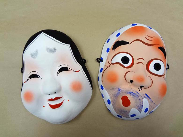 お面 おかめ ひょっとこ 狐 合羽橋 桔梗屋