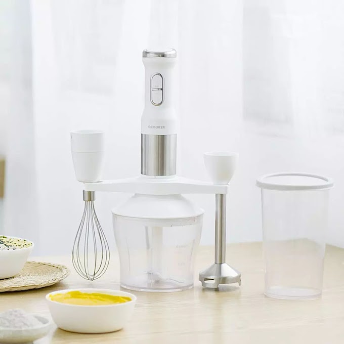 [Buying] Youpin 4 in 1 Hand Blender Electric Kitchen Portable Food Processor Mixer Juicer Quick Cooking Meat Grinder With AU EU Adapter