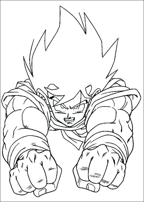 goku vs vegeta coloring pages at getcoloringscom free