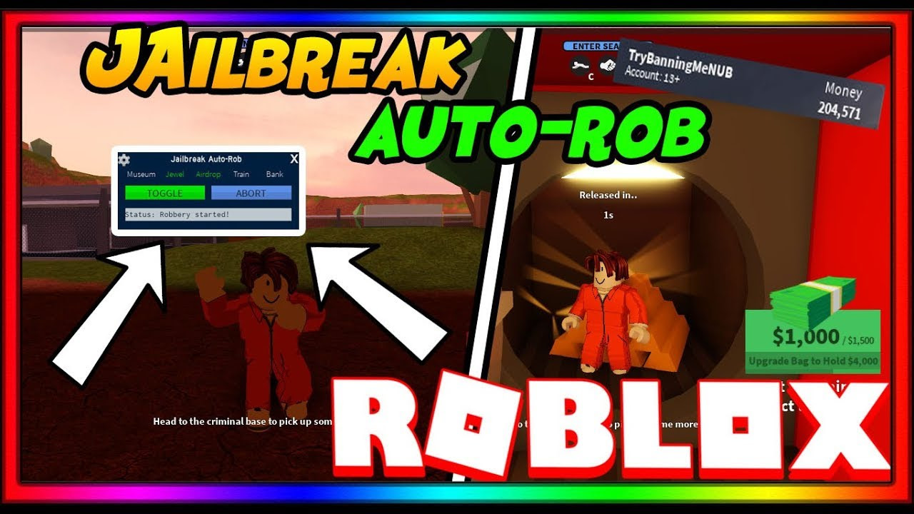 Auto Rob Script - auto rob script roblox jailbreak hack exploit btools fly noclip more new Auto Rob Script - roblox jailbreak hack exploit btools fly noclip more new