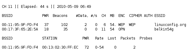 Identify a wireless network BSSID