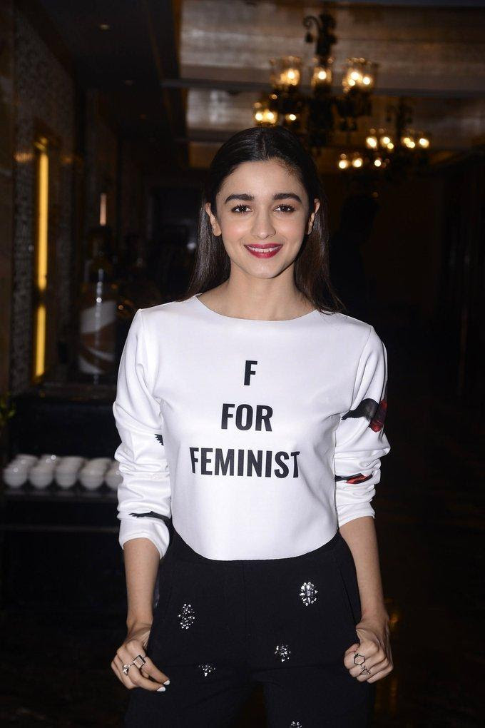 Indian Actress Photos In White Top Black Pant Alia Bhatt