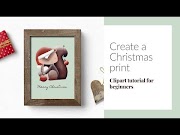 Simak How to use clip art in Photoshop Create art prints for Christmas, terpanas!