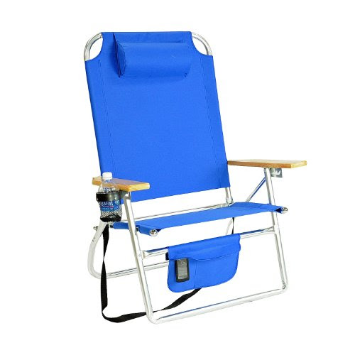 Extra Large - High Seat Heavy Duty Beach Chair w/ Drink Holder
