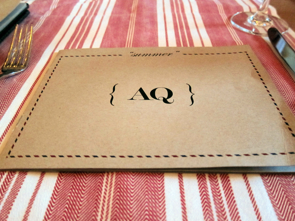 AQ menu