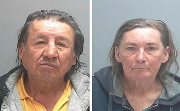  Wilson Benally e Sandra Kruser foram presos ao fazerem sexo em frente a igreja durante casamento nos EUA (Foto: Divulgação/Salt Lake City Police Department)