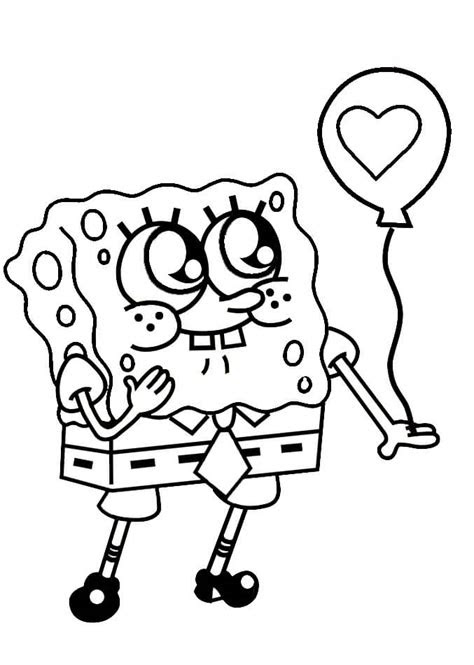  adorable spongebob coloring page free printable coloring pages for kids