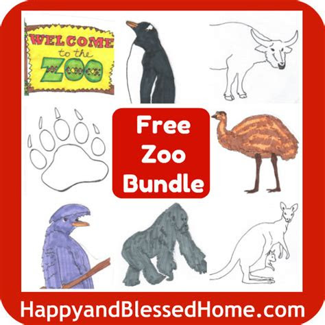  free zoo worksheets printable bundle preschool blessed beyond a doubt
