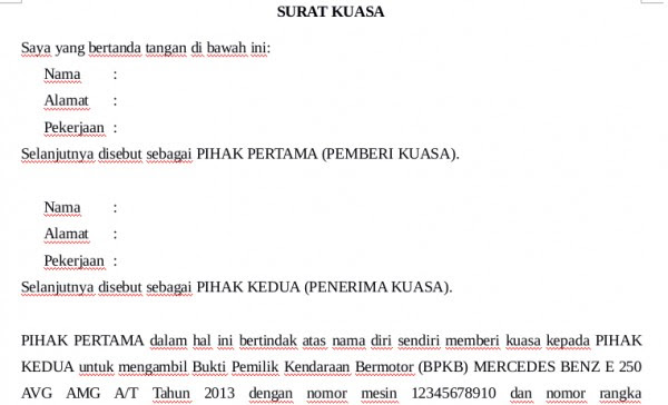 Dasar Hukum Surat Kuasa Pengacaramuslim Com