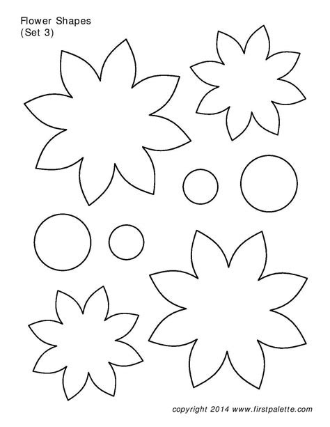  flower applique patterns felt flower template felt flowers patterns