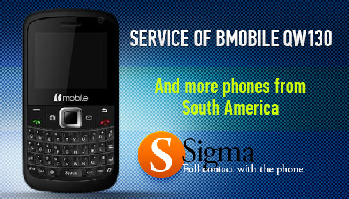 Bmobile QW130 - liberación directa, lectura del código de teléfono con SigmaBox / SigmaKey