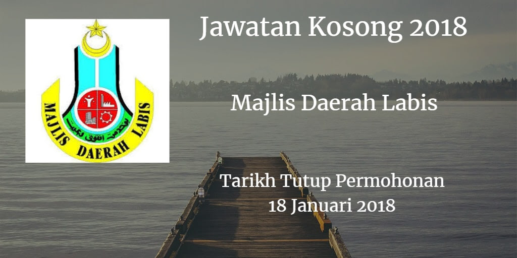 Jawatan Kosong MDLabis 18 Januari 2018