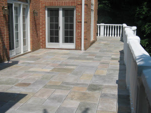 fractured slate stamped pattern Philly