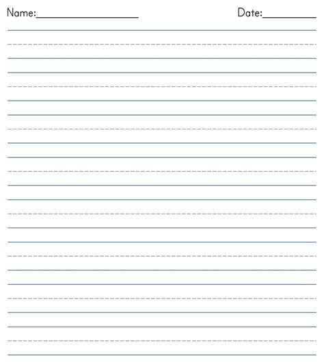  5 best images of printable blank writing pages free printable 7 best