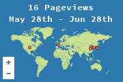 Locations of visitors to this page