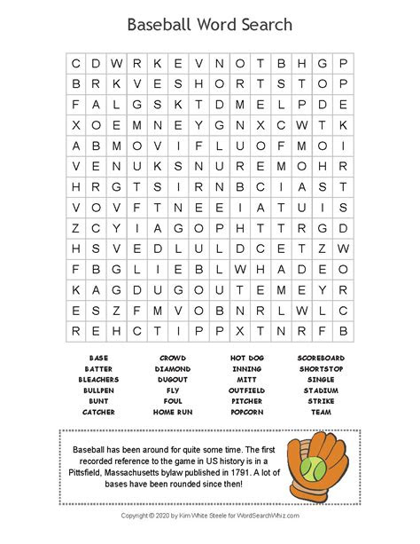 Add your own words to customize or start creating from scratch. baseball word search