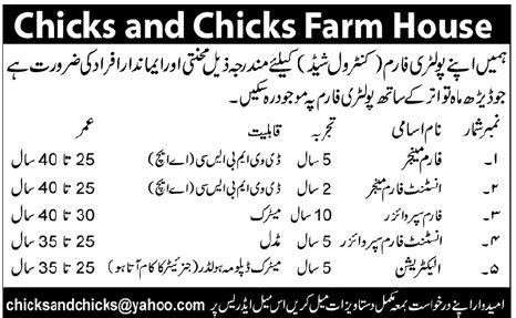 poultry staff required  poultry farm control shed