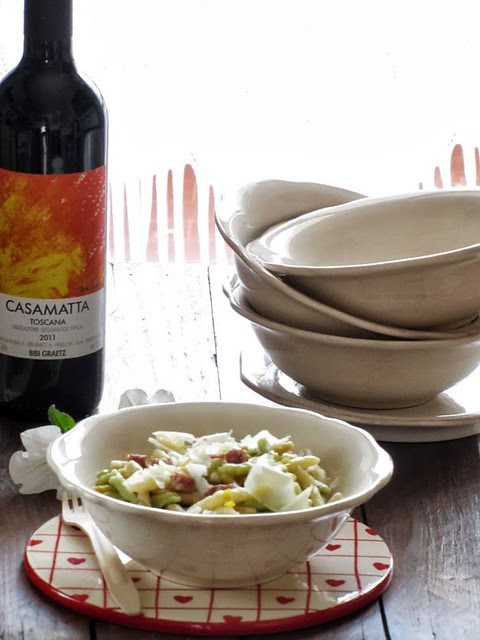 Carbonara di Salsiccia al Finocchietto con Zeste e scaglie di Raspadura
