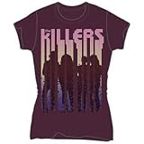 The Killers 'Silhouettes' Women's / Juniors purple lightweight t-shirt
