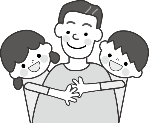 父と子どものイラスト 無料イラスト フリー素材2