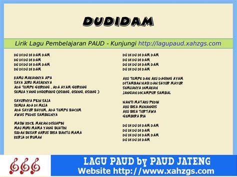 Lirik Lagu Dudidam: Lengkap dengan Terjemahan dan Makna