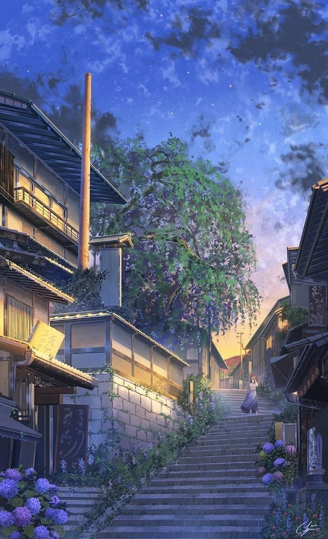 wallpaper anime rumah