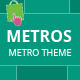 METROS - Minimalist Responsive Metro Style Theme - ThemeForest Item for Sale