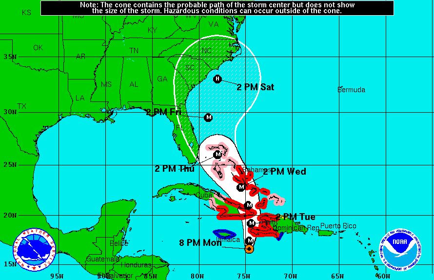 cone for hurricane matthew Blog  matthew hurricane  Disney The