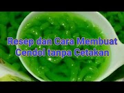Terakurat Resep Dan Cara Membuat Cendol Tanpa Cetakan Mudah Dan Enak, Terupdate!