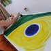 Aula de pintura em seda - véu de dança do ventre