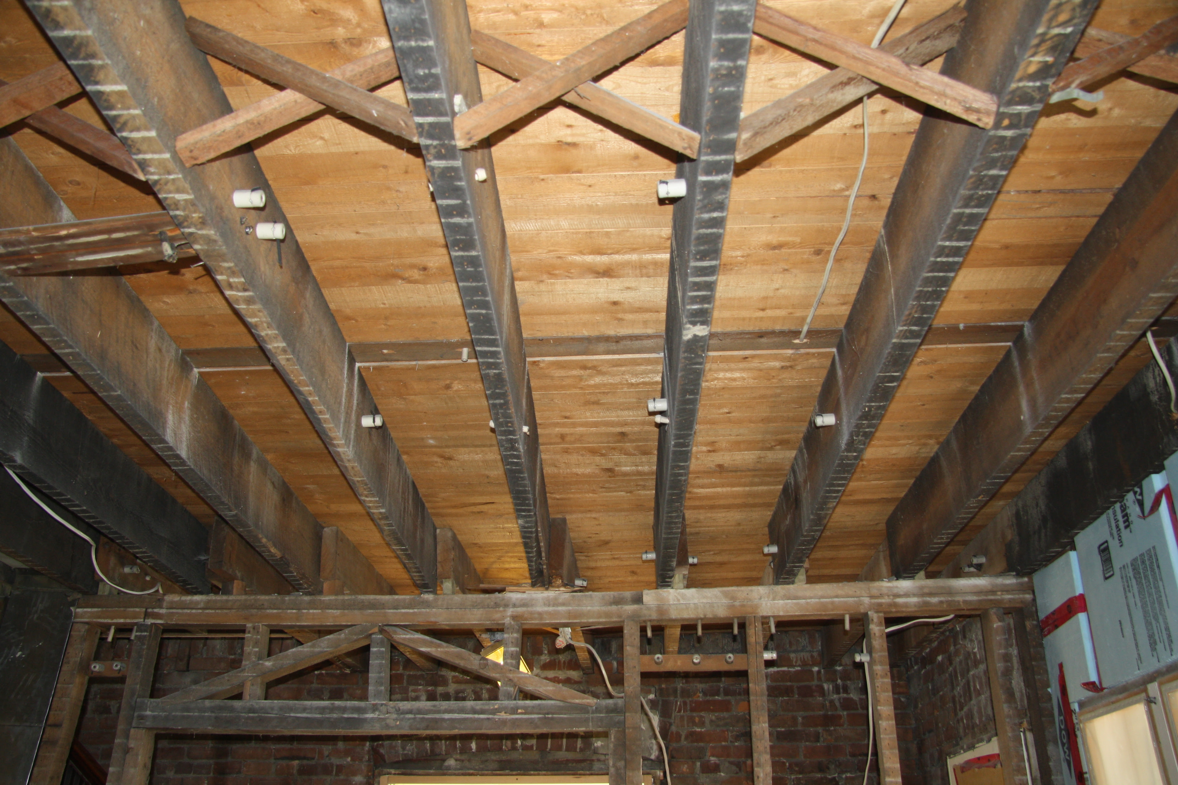 12 Ceiling after Demolition - Drywall Installation and ...